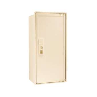 Coffret haut Type S22 vide - Loquet triangle - Beige - Sigle Eclair|Maec-MAE0450091