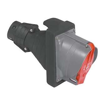 Prisinter mobile Hypra IP44/55 63A - 380V~ à 415V~ - 3P+T - caoutchouc|Legrand-LEG053706