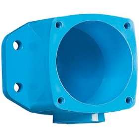 Boitier droit Poly bleu Size.1 M20|Marechal-MAR511B0M20