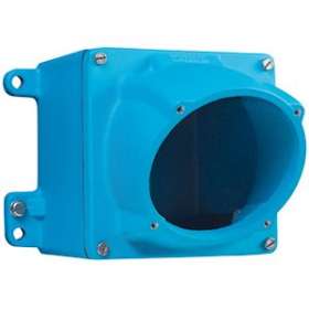 Boitier Métal bleu Size.3 +manchon incliné 30D M20|Marechal-MAR593C3M20