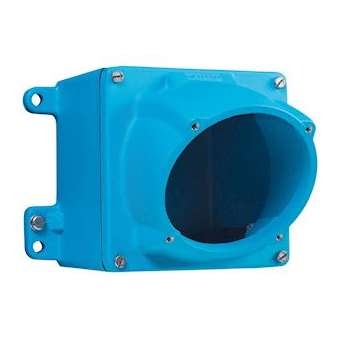Boitier Métal bleu Size.5 +manchon incliné 30D M32|Marechal-MAR595C3M32
