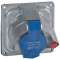 Prisinter fixe Hypra IP44/55 16A - 200V~ à 250V~ - 2P+T - métal|Legrand-LEG052012