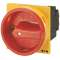 Inter général, 3p+N, 25A, poignée rouge-jaune, verrouillable, encastré|Eaton industries-EONP1-25-EA-SVB-N