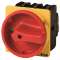 Inter général, 3p, 100A, poignée rouge-jaune, verrouillable, encastré|Eaton industries-EONP3-100-EA-SVB