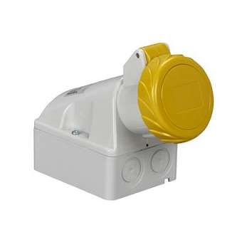 PratiKa - socle de prise industrielle - 16 A - 3P+N+T - 100-130 V CA - IP67|Schneider Electric-SCH83153