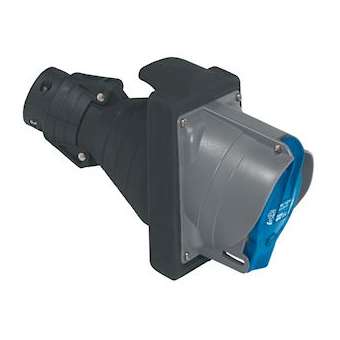 Prisinter mobile Hypra IP44/55 63A - 200V~ à 250V~ - 2P+T - caoutchouc|Legrand-LEG053605