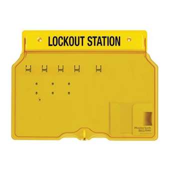 Station de consignation vide avec couvercle - Peut contenir 4 cadenas - Anglais|Master lock europe-SKP1482B