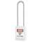 Cadenas Zenex Blanc - Anse inox 76 mm - Clé différente - Retenue de clé|Master lock europe-SKPS31LTWHT
