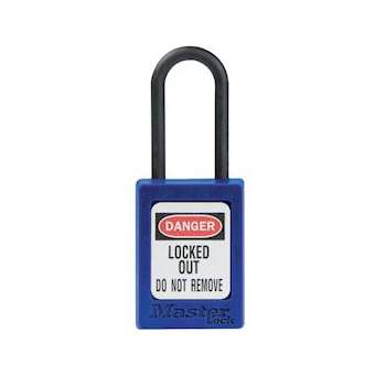Cadenas Zenex Bleu - Anse nylon - Clé variée - Sans Retenue de clé - Dia 4,76mm|Master lock europe-SKPS32BLU