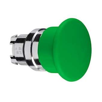 Harmony tête de coup de poing D 40 mm - D22 - vert|Schneider Electric-SCHZB4BC3