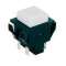 1110 P B5 N/ST : bouton-poussoir ON-OFF bipolaire pour découpe 27,2x22,2mm