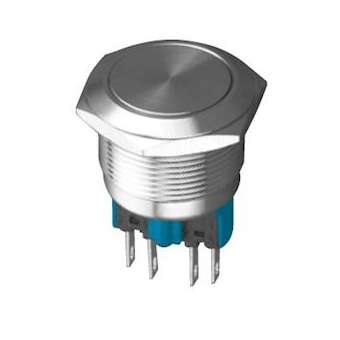 MQ22-11Z/S: bouton poussoir OFF-ON unipolaire pour découpe D22mm|Mci coupatan-LCI092907
