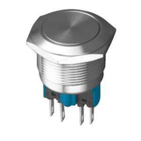 MQ22-11Z/S: bouton poussoir OFF-ON unipolaire pour découpe D22mm|Mci coupatan-LCI092907