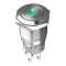 MAS1-AMQ-22D/R/230V/S : bouton poussoir 2NO/NF momentané pour découpe D19mm