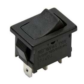 RL31-11(ON)-G-0-BK/BK-P4: interrupteur OFF-(ON) unipolaire pour découpe 19x13mm|Mci coupatan-LCI091249