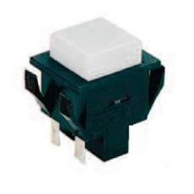1100 P B5 N/ST: bouton-poussoir ON-OFF unipolaire pour découpe 27,2x22,2mm|Mci coupatan-LCI090502