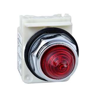 Harmony 9001K - voyant octogonal - D30 - IP66 - rouge - DEL BA9s - 48V - borne|Schneider Electric-SCH9001KP36LRR9