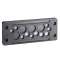 Spacial - Thalassa - plaque passe-câbles - 14 ouvertures - 112x36mm|Schneider Electric-SCHNSYTSA2414SE