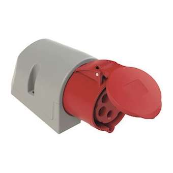 Prise saillie 32A 3P+N+T 380/415 V IP44 EASY|Bizline-BIZ701112