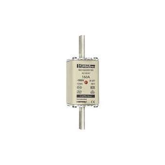 Fusible standard DIN taille NH1 - gG - 160A - 500V - Indicateur|Mersen ( ex ferraz shawmut )-FEZA218247
