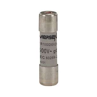 Fusible taille 10x38 - gG - 20A - 500V - Indic.|Mersen ( ex ferraz shawmut )-FEZX211551