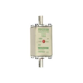 Fusible standard DIN taille NH00 - aM - 100A - 500V - Indicateur|Mersen ( ex ferraz shawmut )-FEZY232505