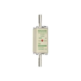 Fusible standard DIN taille NH0 - aM - 100A - 500V - Indicateur|Mersen ( ex ferraz shawmut )-FEZA232507