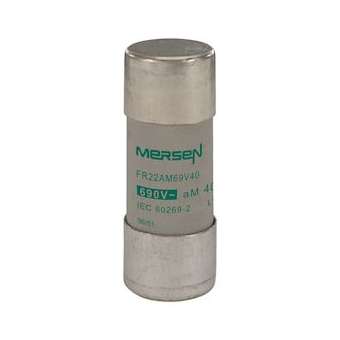 Fusible taille 22x58 - aM - 40A - 690V|Mersen ( ex ferraz shawmut )-FEZN213613