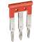 Peigne pour 3 blocs de jonction à vis ou ressort Viking3 pas 8mm - rouge|Legrand-LEG037507
