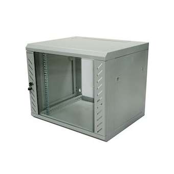 Coffret 19' FLATBOX 18 U prof 600 mm - Gris|Gigamedia-GGMCOF18U6FP