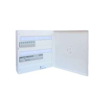 Prêt à poser coffret multimédia Triple Play Gigabit Drivia 18 - TV sur RJ Ready|Legrand-LEG418262