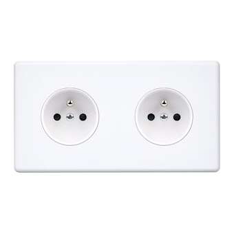 Façade HITERA BLANC SOFT DOUBLE HORIZONTALE PC PC|Modelec-MD8260-481