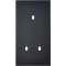 Façade CONFIDENCE LAITON NOIR DOUBLE VERTICALE 3 BASCULEURS ELOIGNES|Modelec-MD8155-408M