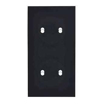Façade DESIR NOIR SOFT TOUCH DOUBLE VERTICALE B2 B2|Modelec-MD8154-808