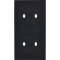 Façade DESIR NOIR SOFT TOUCH DOUBLE VERTICALE B2 B2|Modelec-MD8154-808