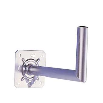 Bras de déport mural en L coudé 90DEG D 50 mm - Déport 300 mm - Galva|Tonna-TOQ700291