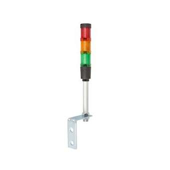 LEDTOWER MODULE BASE 100mm Pole & Side Fix Bracket|-MKMLED-MINI-BR100