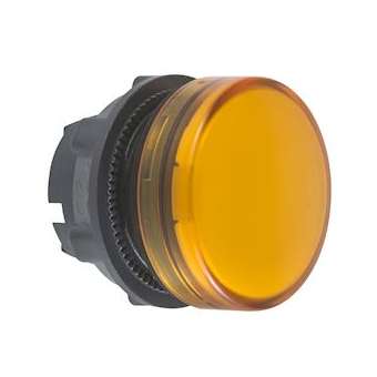 Harmony XB5 - tête voyant lumineux DEL - D22 - lisse - orange|Schneider Electric-SCHZB5AV053