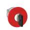 Harmony XB4 - tête bouton arrêt urgence - D40 - à clé 421E - rouge