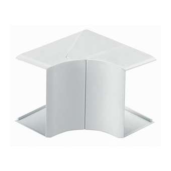 Angle intérieur variable +ou-5DEG-Pour goulotte distribution Viadis 120x40mm-Bla|Planet wattohm-PLW16441