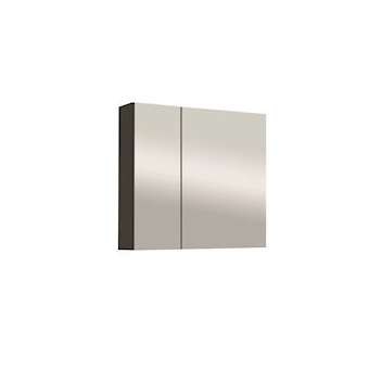 Armoire de toilette L700 2 portes miroir asymetriques - Graphite|Neoform industries sas-UIDA2347507