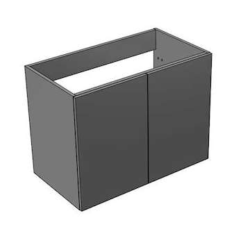 Sous-vasque COSMO L900 3 portes - Chromix Argent|Neoform industries sas-UIDA2349396