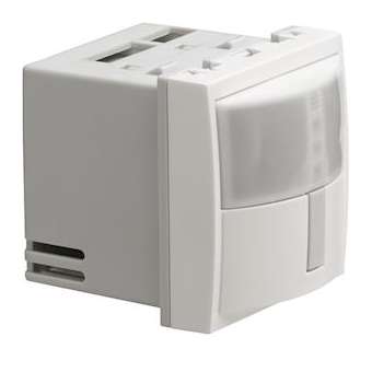 Systo interrupteur automatique infrarouge 3 fils 2 modules Blanc|Hager-HAGWS051