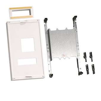 Kit,universN,450x250mm,pour Disj. H3+ P250,avec interrupteur différentiel|Hager-HAGUK31LH1F