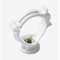 Collier monobloc insert p.7/150 d.32 blanc|Nicoll-NCLCM32BL