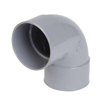 Pvc coude simple ff 87DEG30 d.160 evacuation|Nicoll-NCLCZ88