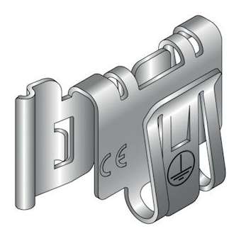 Agrafe F-CLIP 16-35, AE, équipotentialité sans outils pour CDC fil|Niedax France-NDX651314