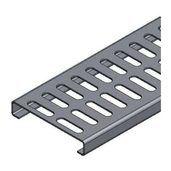 Rail Télex en C, 75mm, 2m, SZ|Niedax France-NDX448006