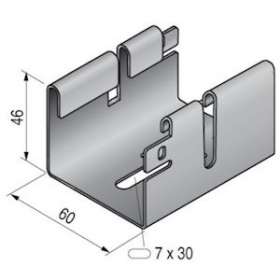 Support de luminaire SLU 100, I2, accessoire pour chemin de câbles fil|Niedax France-NDX554146