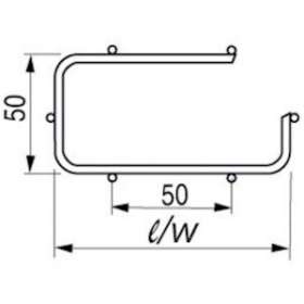 Chemin de câbles fil UF en G, 50x200, GC|Niedax France-NDX548238